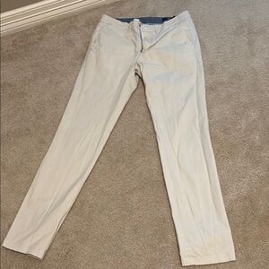 Vineyard Vines Cream Chinos Tailored Fit 30x34